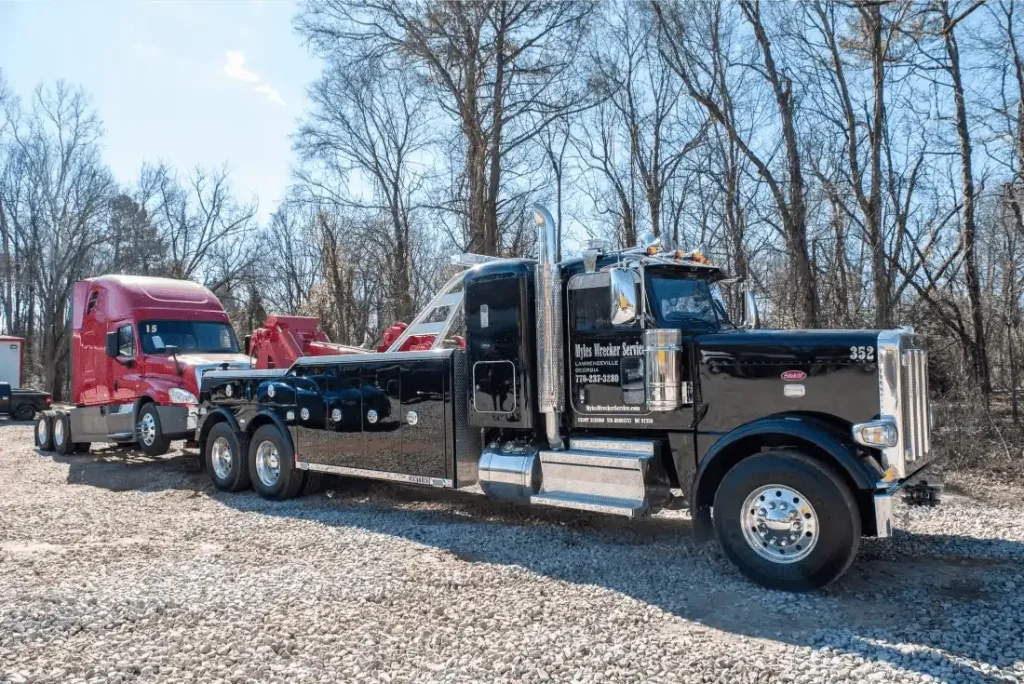 Semi Truck Towing Repair Shop Near Me Houston